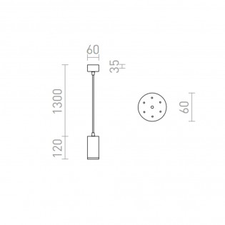 Ceiling lamp Belenos