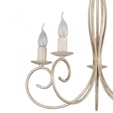 Pol rustikale Lampe (5 Lichter)
