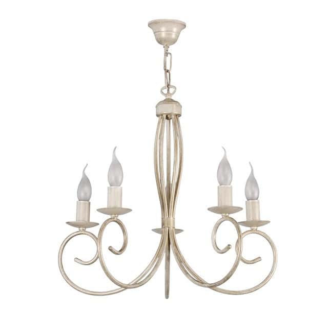 Pol rustikale Lampe (5 Lichter)
