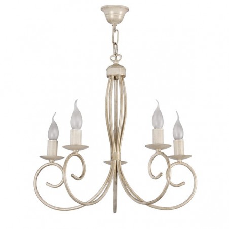 Pol rustikale Lampe (5 Lichter)
