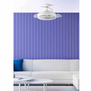 Fan LED with folding blades Turia CCT (72W)