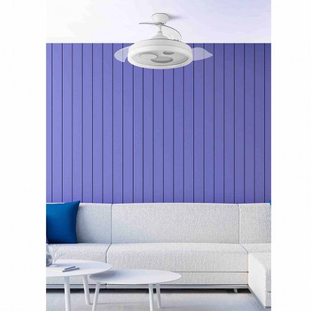Fan LED with folding blades Turia CCT (72W)