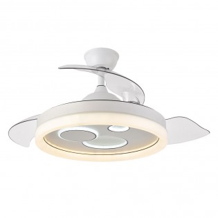 Fan LED with folding blades Turia CCT (72W)