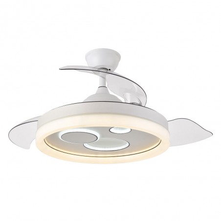 Turia CCT LED-Ventilator mit klappbaren Flügeln (72W)