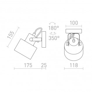 Wall lamp Celeia