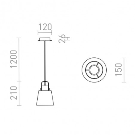 Pendant lamp Choupette