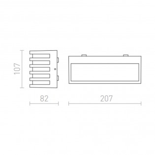 Exterior light fixture LED Claire (9W)