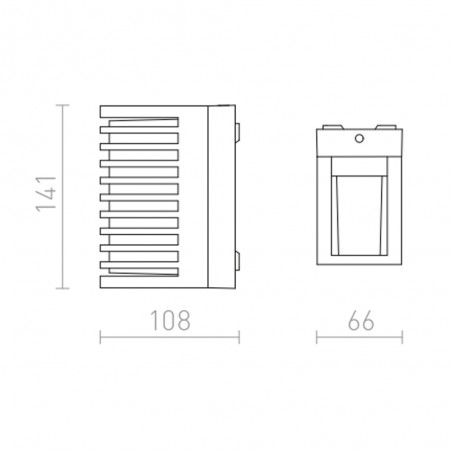 Exterior light fixture LED Claire (6W) II
