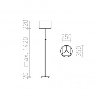 Floor lamp Edika