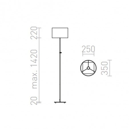 Floor lamp Edika