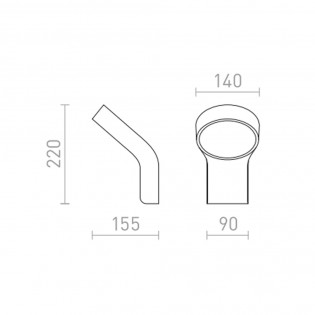 Elia LED-Außenwandleuchte (9W)