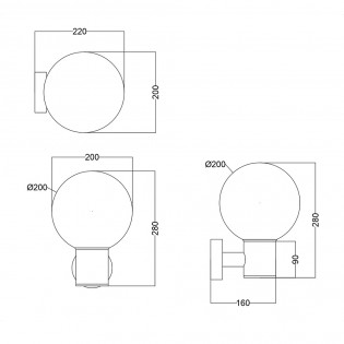 Outdoor Wall Lamp Bold
