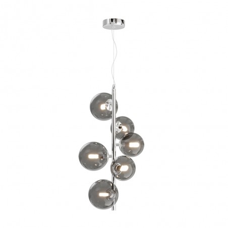 Pendant Lamp Dallas Smoky (6 lights)