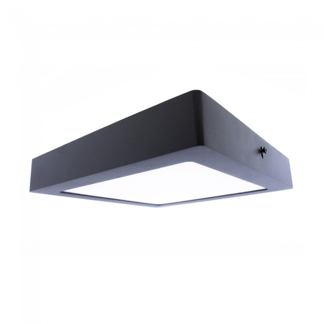 Outdoor LED Ceiling Flush Light Gelys Square (18W)