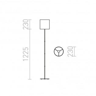 Floor lamp Etesian