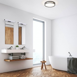 Große LED-Deckenleuchte für Badezimmer (12 W)