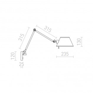 Wall lamp Montana