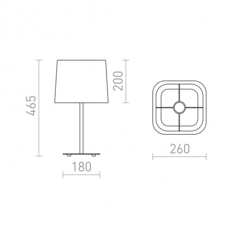 Perth Tischlampe