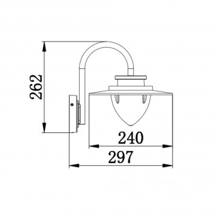 Außenwandleuchte Led 8W - 005083