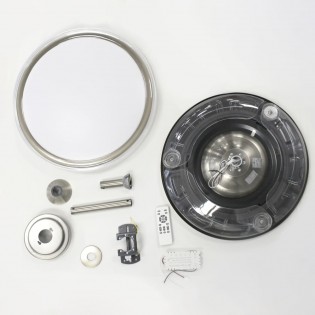 LED-Lüfter mit klappbaren Flügeln Oroel Nickel CCT (45W)