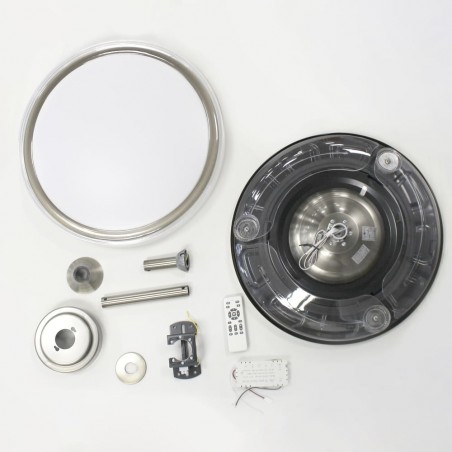 LED-Lüfter mit klappbaren Flügeln Oroel Nickel CCT (45W)