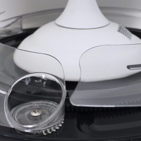 LED-Ventilator mit klappbaren Flügeln Pearl White CCT (72W)