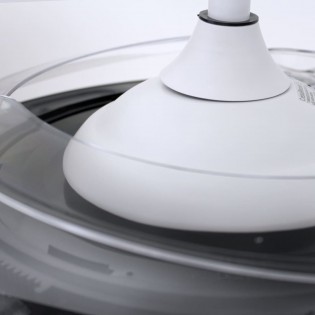 LED-Ventilator mit klappbaren Flügeln Pearl White CCT (72W)