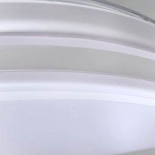 LED-Ventilator mit klappbaren Flügeln Pearl White CCT (72W)