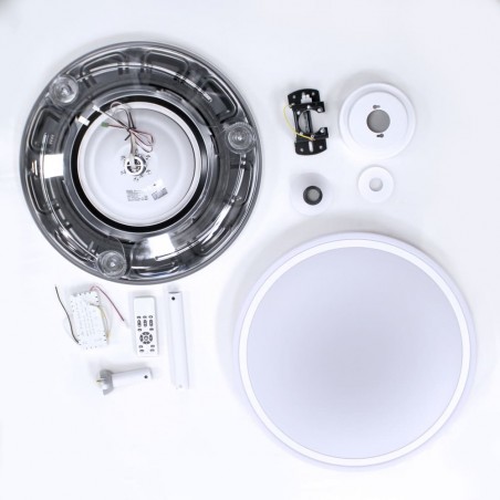 LED fan with retractable blades Perla White CCT (72W)