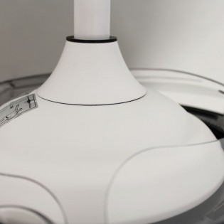 LED fan with retractable blades Perla Mini White CCT (46W)