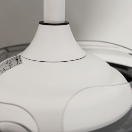 LED fan with retractable blades Perla Mini White CCT (46W)