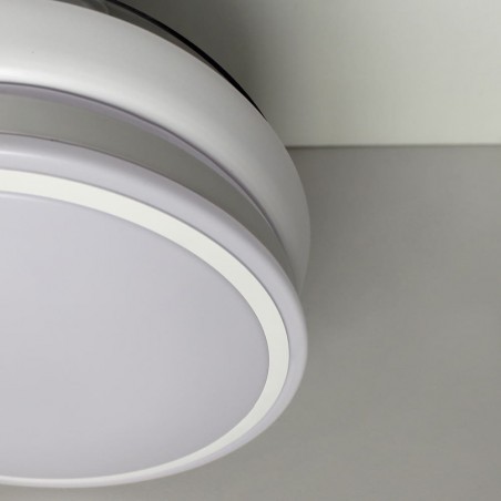 LED-Lüfter mit einziehbaren Flügeln Perla Mini White CCT (46W)
