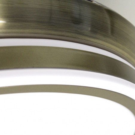 LED-Ventilator mit einziehbaren Flügeln Perla Mini Leather CCT (35W)