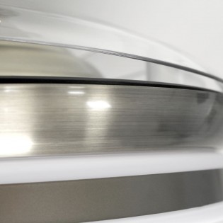 LED-Ventilator mit einziehbaren Flügeln Perla Mini Nickel CCT (35W)