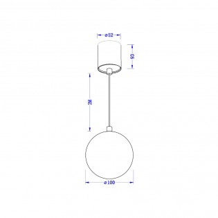 Luna LED-Deckenleuchte (5W)