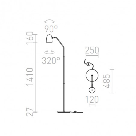 Floor lamp Pragma