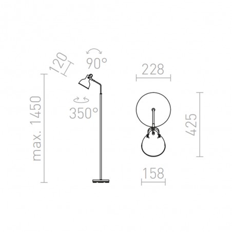 Floor lamp Rosita