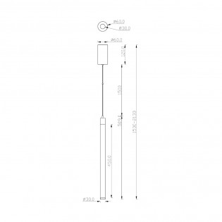 LED-Deckenleuchte Ray (20W)