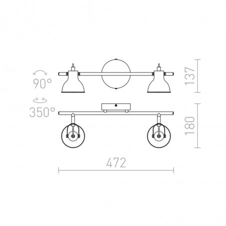 Wall lamp Rosita II