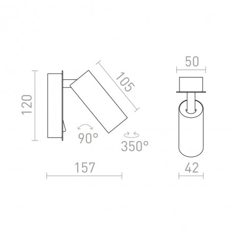 Tapio LED-Wandleuchte (4,5W)