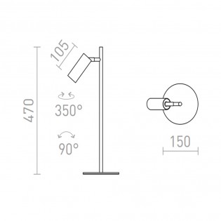 Tapio LED-Tischlampe (4,5W)