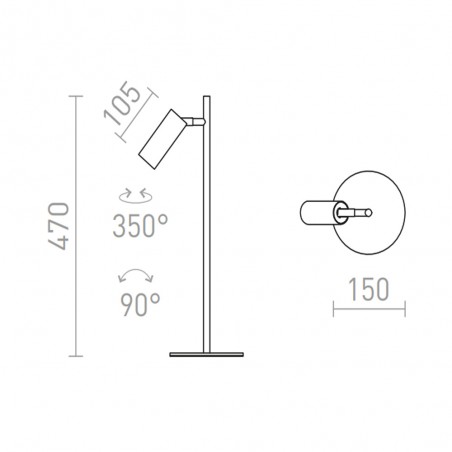 Table lamp LED Tapio (4,5W)