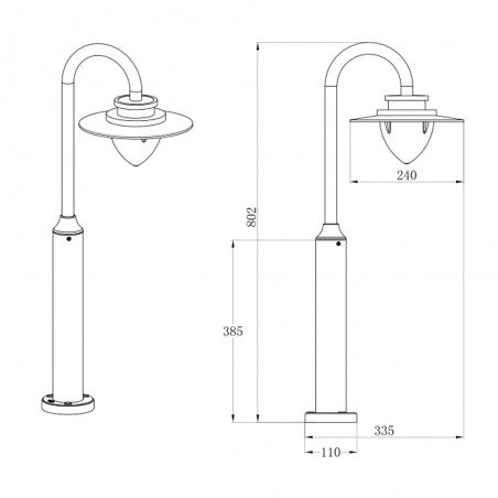Außenbake Led 8W - 005083