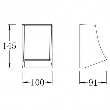 Außenwandleuchte Led 8W - 003337