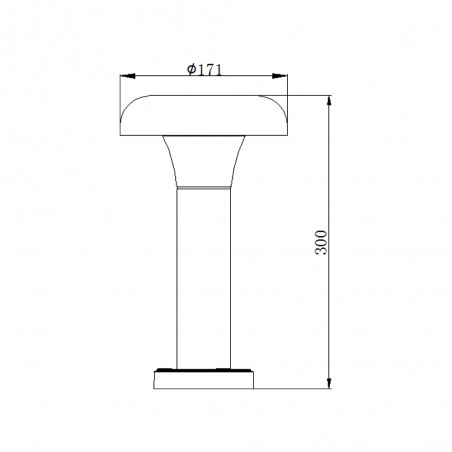 Außenbake Led 12W - 033243-30