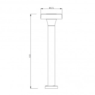 Außenbake Led 12W - 023243-60