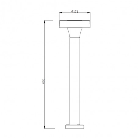 Außenbake Led 12W - 023243-60