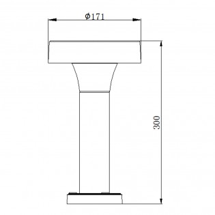 Außenbake Led 12W - 023243-30