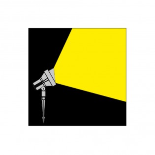 LED-Strahler mit Cobra-Pfosten (12 W)