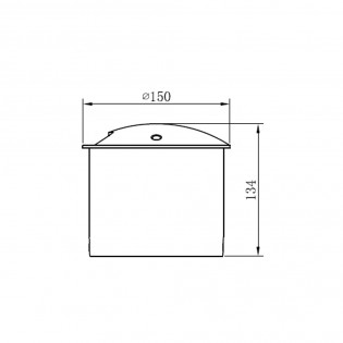 LED-Einbauleuchte für den Außenbereich 3W - 113526